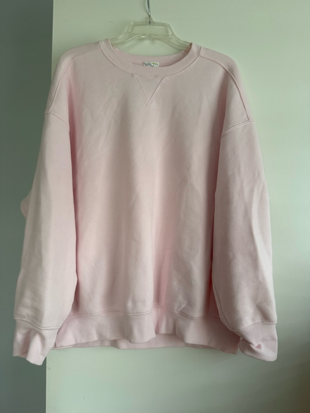 OFFLINE By Aerie Cloud Fleece Oversized Crewneck Sweatshirt - Pink Petal - Picture 3 of 14